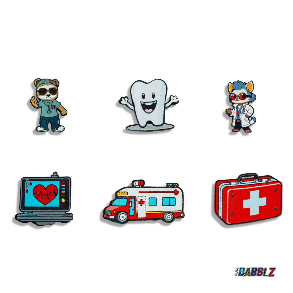 Healthcare Heroes Dabblz Patch Pack
