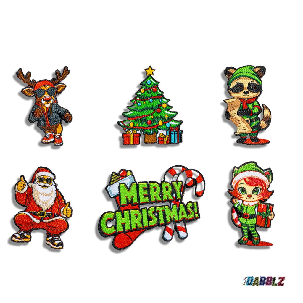 Jingle All The Way Dabblz Patch Pack