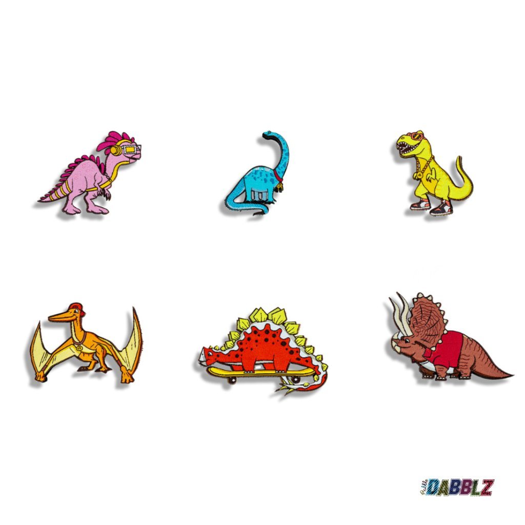 Dino-Roar Dabblz Patch Pack