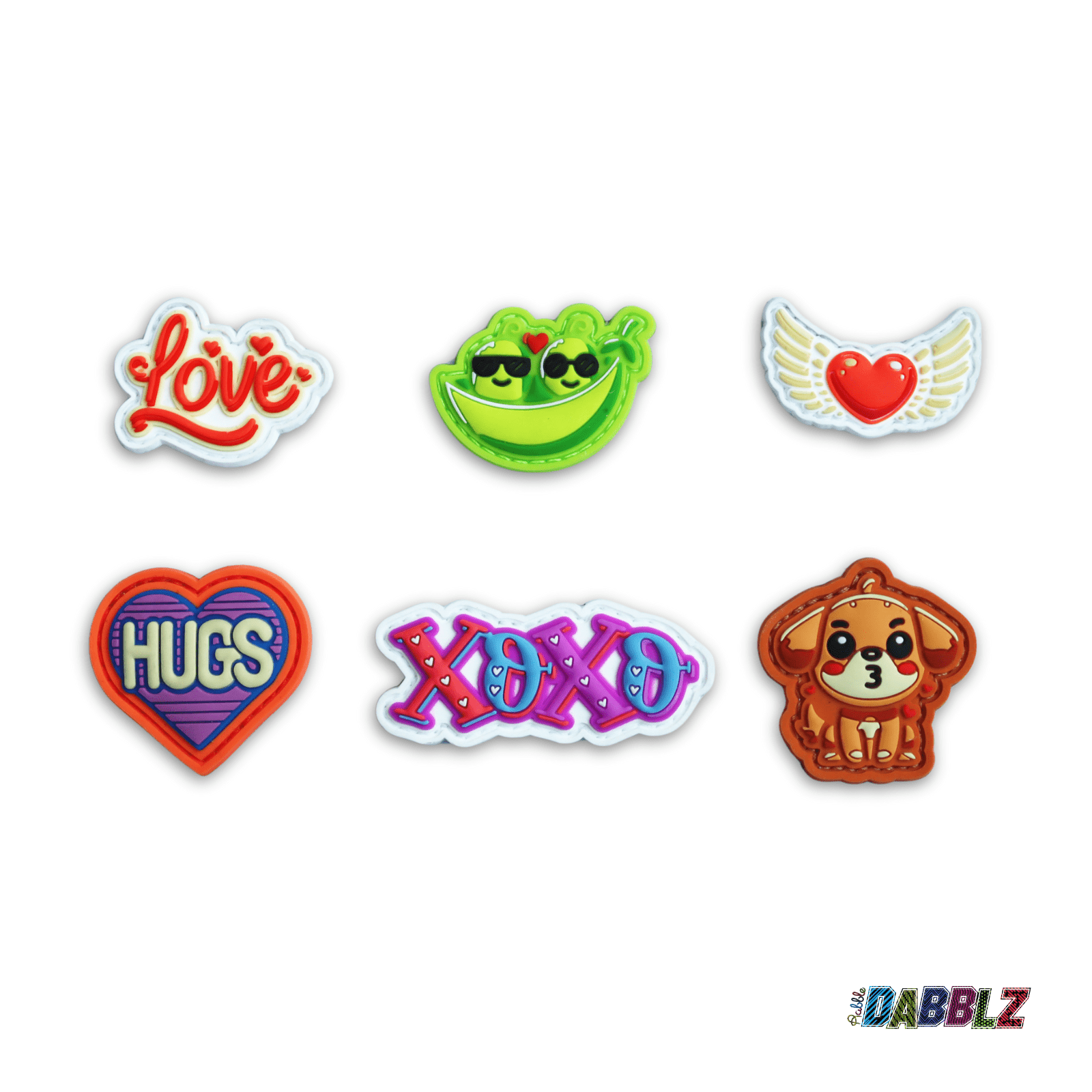 Hearts & Hugs 3D Dabblz Patch Pack